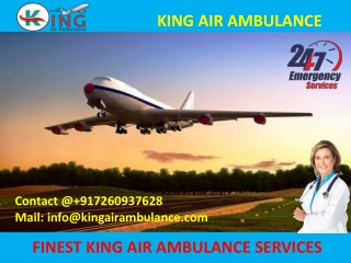 Get best emergency air ambulance in bokaro and allahabad by king