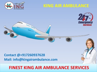 Relocate Emergency patient with king Air Ambulance in Varanasi and Jamshedpur