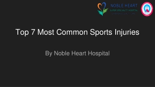 Top 7 Most Common Sports Injuries