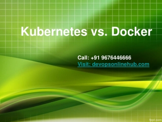 Kubernetes Online Training| Docker Online Training