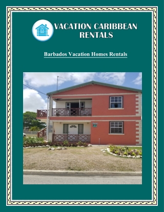 Barbados Vacation Homes Rentals