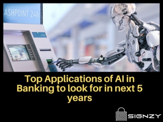 Top Applications of AI in Banking to look for in next 5 years