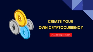 Create Your Own Cryptocurrency