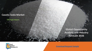 Caustic Soda Market to Witness a Pronounce Growth During 2026