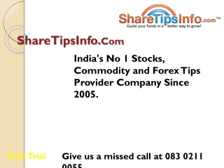 Stock Market Trading Tips | Stock Tips | Stock Recommendations | Sharetipsinfo