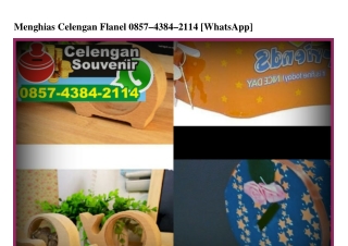 Menghias Celengan Flanel Ô85743842114[wa]