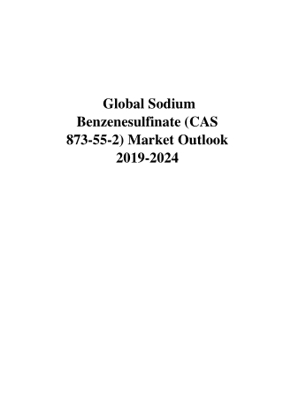 Global_Sodium_Benzenesulfinate_CAS_873-55-2