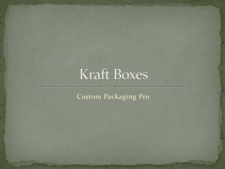 Kraft Boxes