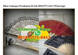 Bikin Undangan Pernikahan Di Solo 081807716413[wa]