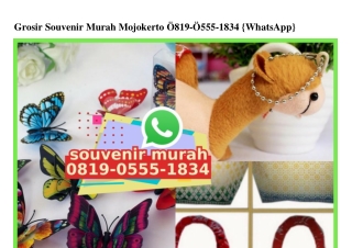 Grosir Souvenir Murah Mojokerto Ö819~Ö555~1834[wa]