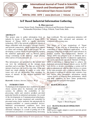 IoT Based Industrial Information Gathering