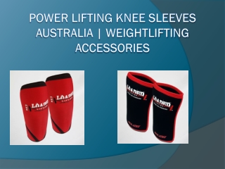 Power Lifting Knee Sleeves Australia | Weightlifting Accessories