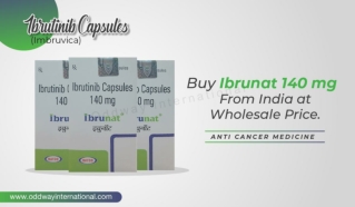 Buy Ibrunat 140 mg From India - Ibrutinib Capsules