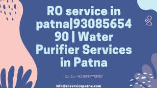 RO service in patna|9308565490 | Water Purifier Services in Patna