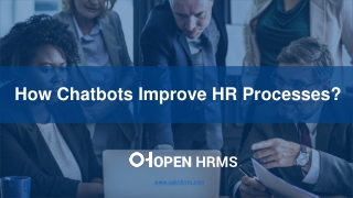 How Chatbots Improve HR Processes?