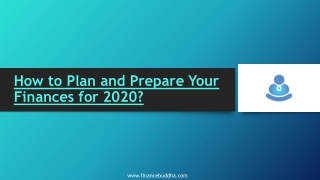 Guide to Plan and Track your finances in 2020