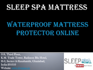 Waterproof Mattress Protector Online – Sleep Spa