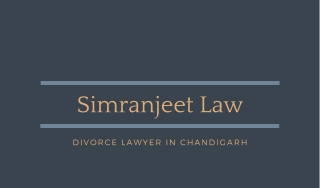 Simranjeet Law Associates | Divorce Lawyer in Chandigarh