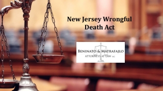 Wrongful Death Attorney New Jersey