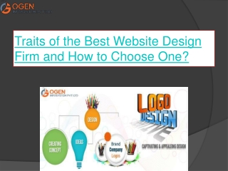 Traits of the Best Website Design Firm and How to Choose One?