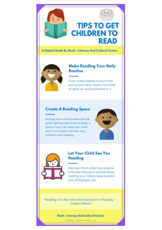 Tips to get children to read