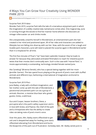 10 Tips That Will Make You Influential In WONDER PARK 2019