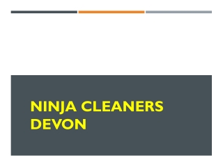 Finding the cleaning service in Hollicombe