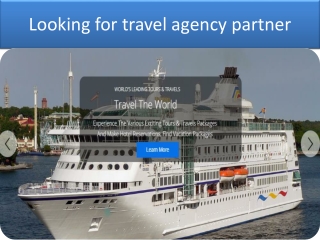 Looking for travel agency partner