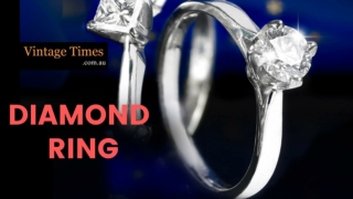 Select A Beautiful Diamond Ring - Order At VintageTimes