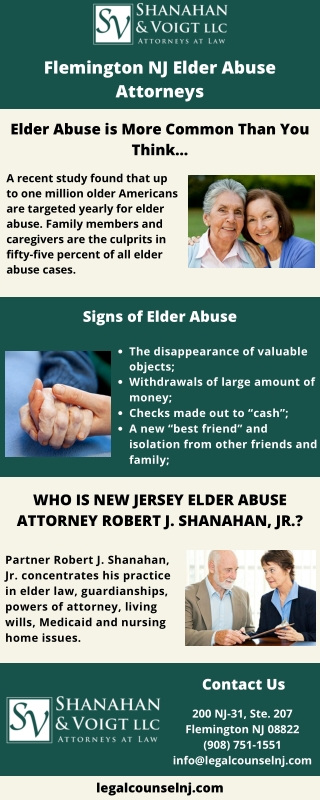Flemington NJ Elder Abuse Attorneys