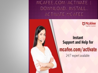 mcafee.com/activate - Download and Activate Mcafee Antivirus on your PC