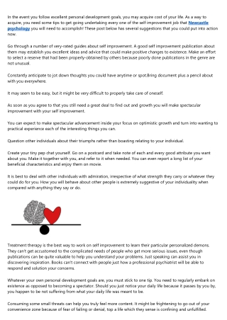 Fantastic Tips To Boost Your General Personal-Help