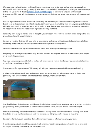 Self Improvement Strategies To Get A Much more Gratifying Lifestyle Quest