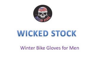 Winter Bike Gloves for Men