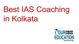 Best IAS Coaching in Kolkata