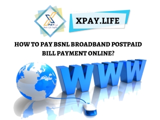 BSNL broadband postpaid bill payment