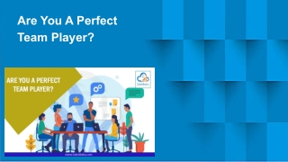 Are You A Perfect Team Player?