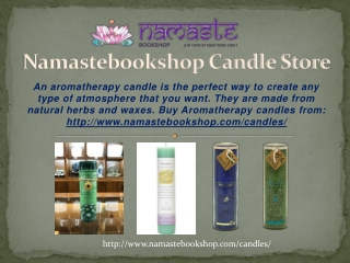 Buy Aromatherapy candles