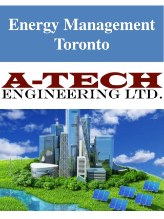 Energy Management Toronto
