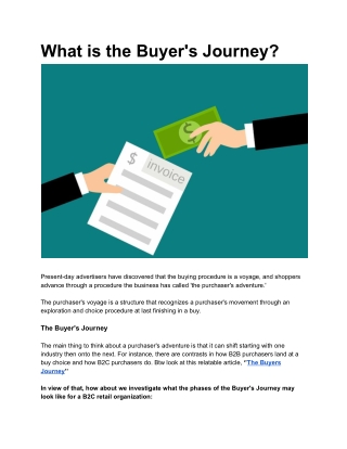 What is the Buyer's Journey?