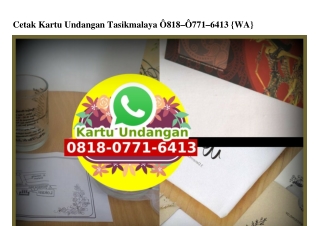 Cetak Kartu Undangan Tasikmalaya Ö818~Ö771~6413[wa]