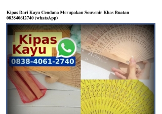Kipas Dari Kayu Cendana Merupakan Souvenir Khas Buatan 0838~4061~2740[wa]