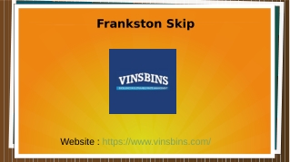 Frankston Bin Hire