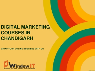 Digital Marketing Training in Chandigarh