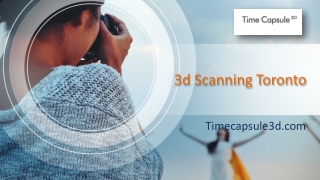 3d Scanning Toronto - www.timecapsule3d.com