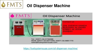 Oil Dispenser Machines