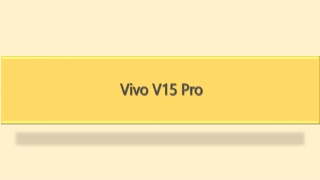 Vivo V15 Pro