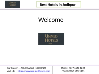 Best Hotels in Jodhpur