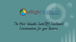SuiteCRM Dashboard Customization | Outright Store
