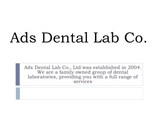 Dental Lab China, China Dental Lab